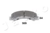 51909 JAPKO Комплект тормозных колодок, дисковый тормоз