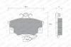 151-1012 WEEN Комплект тормозных колодок, дисковый тормоз