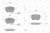 151-1138 WEEN Комплект тормозных колодок, дисковый тормоз