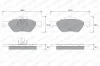 151-1284 WEEN Комплект тормозных колодок, дисковый тормоз