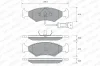 151-2055 WEEN Комплект тормозных колодок, дисковый тормоз