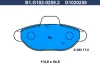 B1.G102-0259.2 GALFER Комплект тормозных колодок, дисковый тормоз