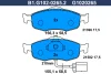 B1.G102-0265.2 GALFER Комплект тормозных колодок, дисковый тормоз