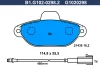 B1.G102-0298.2 GALFER Комплект тормозных колодок, дисковый тормоз