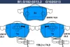 B1.G102-0313.2 GALFER Комплект тормозных колодок, дисковый тормоз