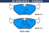 B1.G102-0316.2 GALFER Комплект тормозных колодок, дисковый тормоз