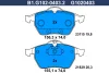 B1.G102-0403.2 GALFER Комплект тормозных колодок, дисковый тормоз