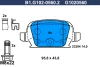 B1.G102-0560.2 GALFER Комплект тормозных колодок, дисковый тормоз