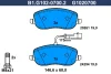 B1.G102-0700.2 GALFER Комплект тормозных колодок, дисковый тормоз