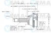 18269 VEMA Шарнирный комплект, приводной вал