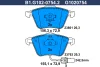 B1.G102-0754.2 GALFER Комплект тормозных колодок, дисковый тормоз