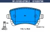 B1.G102-0758.2 GALFER Комплект тормозных колодок, дисковый тормоз