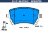 B1.G102-0759.2 GALFER Комплект тормозных колодок, дисковый тормоз