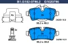 B1.G102-0796.2 GALFER Комплект тормозных колодок, дисковый тормоз