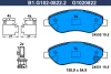 B1.G102-0822.2 GALFER Комплект тормозных колодок, дисковый тормоз