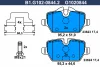 B1.G102-0844.2 GALFER Комплект тормозных колодок, дисковый тормоз