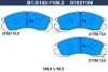 B1.G102-1106.2 GALFER Комплект тормозных колодок, дисковый тормоз