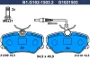 B1.G102-1503.2 GALFER Комплект тормозных колодок, дисковый тормоз