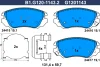 B1.G120-1143.2 GALFER Комплект тормозных колодок, дисковый тормоз