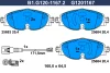 B1.G120-1167.2 GALFER Комплект тормозных колодок, дисковый тормоз