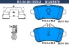 B1.G120-1570.2 GALFER Комплект тормозных колодок, дисковый тормоз