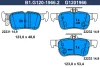 B1.G120-1966.2 GALFER Комплект тормозных колодок, дисковый тормоз