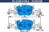 B1.G120-2106.2 GALFER Комплект тормозных колодок, дисковый тормоз