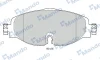 Превью - MBF015281 MANDO Комплект тормозных колодок, дисковый тормоз (фото 2)