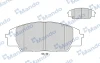 MBF015540 MANDO Комплект тормозных колодок, дисковый тормоз