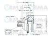 18633 VEMA Шарнирный комплект, приводной вал