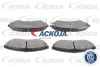 A32-0029 ACKOJA Комплект тормозных колодок, дисковый тормоз