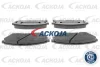 A52-0074 ACKOJA Комплект тормозных колодок, дисковый тормоз