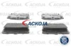 A70-0026 ACKOJA Комплект тормозных колодок, дисковый тормоз