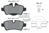 BPD1101 BENDIX Braking Комплект тормозных колодок, дисковый тормоз
