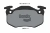 BPD1103 BENDIX Braking Комплект тормозных колодок, дисковый тормоз