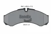 BPD1151 BENDIX Braking Комплект тормозных колодок, дисковый тормоз