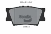 BPD1271 BENDIX Braking Комплект тормозных колодок, дисковый тормоз