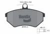 BPD1284 BENDIX Braking Комплект тормозных колодок, дисковый тормоз