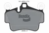 BPD1288 BENDIX Braking Комплект тормозных колодок, дисковый тормоз
