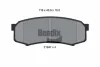 BPD1294 BENDIX Braking Комплект тормозных колодок, дисковый тормоз