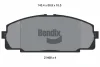 BPD1297 BENDIX Braking Комплект тормозных колодок, дисковый тормоз