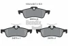 BPD1440 BENDIX Braking Комплект тормозных колодок, дисковый тормоз
