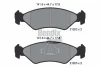BPD1459 BENDIX Braking Комплект тормозных колодок, дисковый тормоз