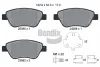 BPD1493 BENDIX Braking Комплект тормозных колодок, дисковый тормоз
