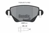 BPD1509 BENDIX Braking Комплект тормозных колодок, дисковый тормоз