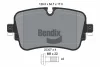 BPD1562 BENDIX Braking Комплект тормозных колодок, дисковый тормоз
