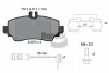 BPD1581 BENDIX Braking Комплект тормозных колодок, дисковый тормоз