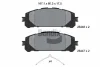 BPD2389 BENDIX Braking Комплект тормозных колодок, дисковый тормоз