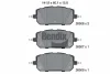 BPD2391 BENDIX Braking Комплект тормозных колодок, дисковый тормоз