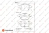 1681209480 EUROREPAR Комплект тормозных колодок, дисковый тормоз